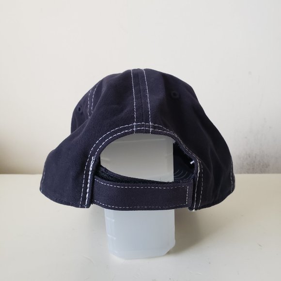 Cleveland Indians Hat Cap Strap Back Blue 47 Youth Kids Chief Wahoo Heart - Picture 4 of 11